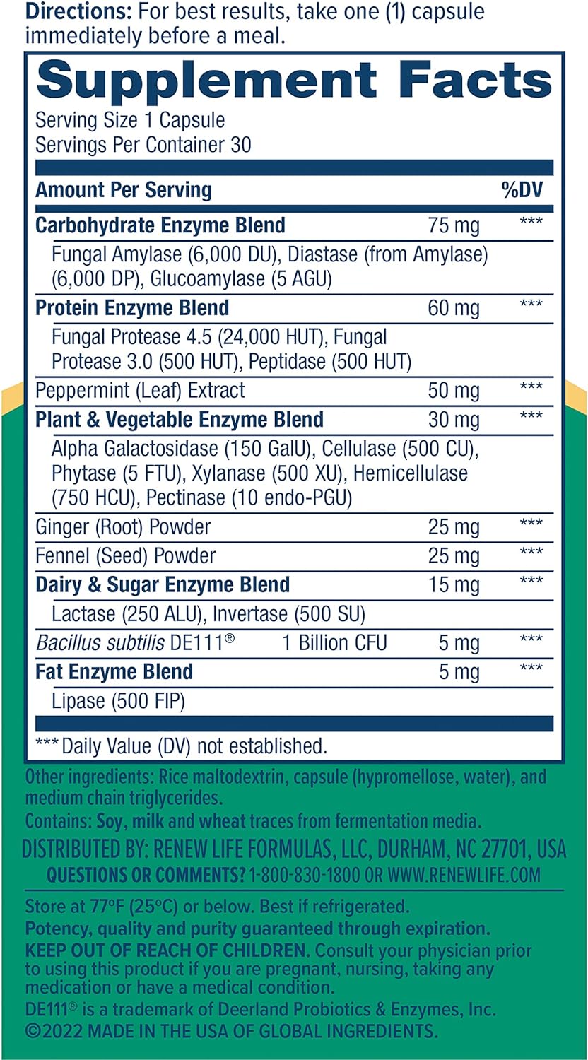 Renew Life Digestive Duo Probiotic + Enzymes Review